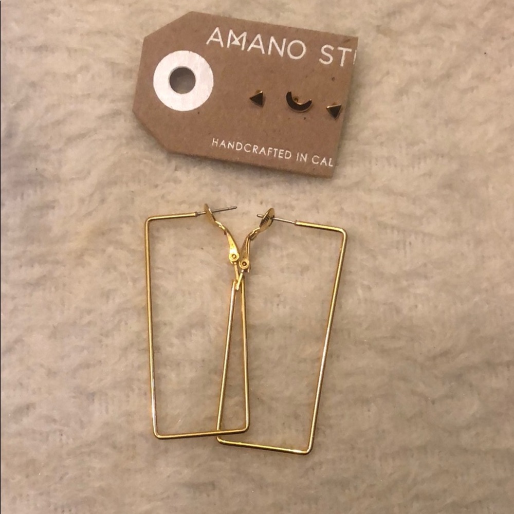Gold color earring bundle